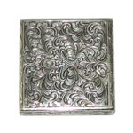Sterling silver Italian compact