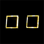vintage square cuff links