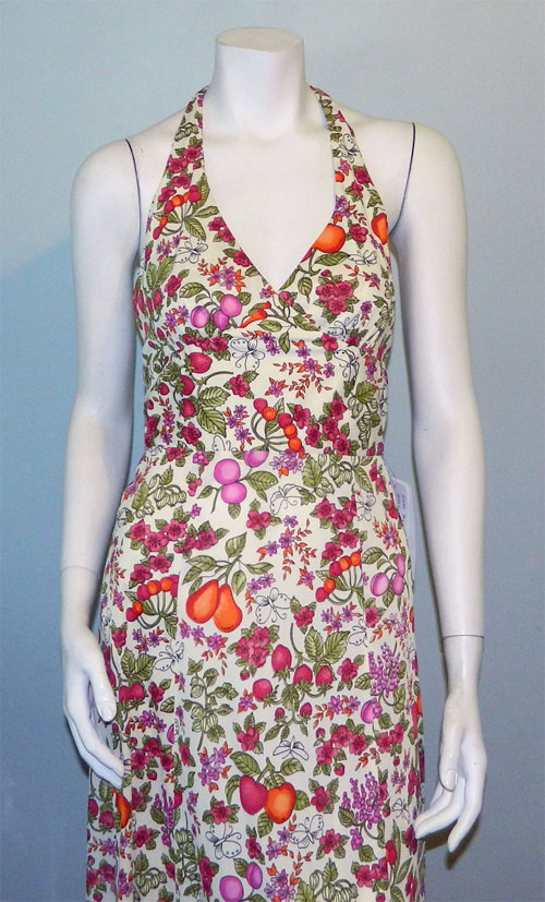 vintage halter dress