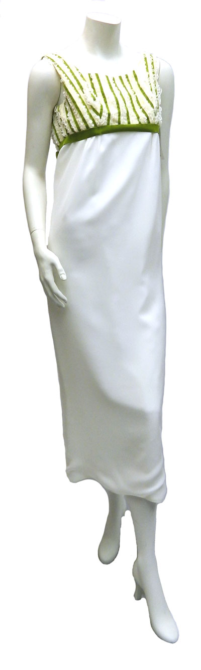 1960's long white dress