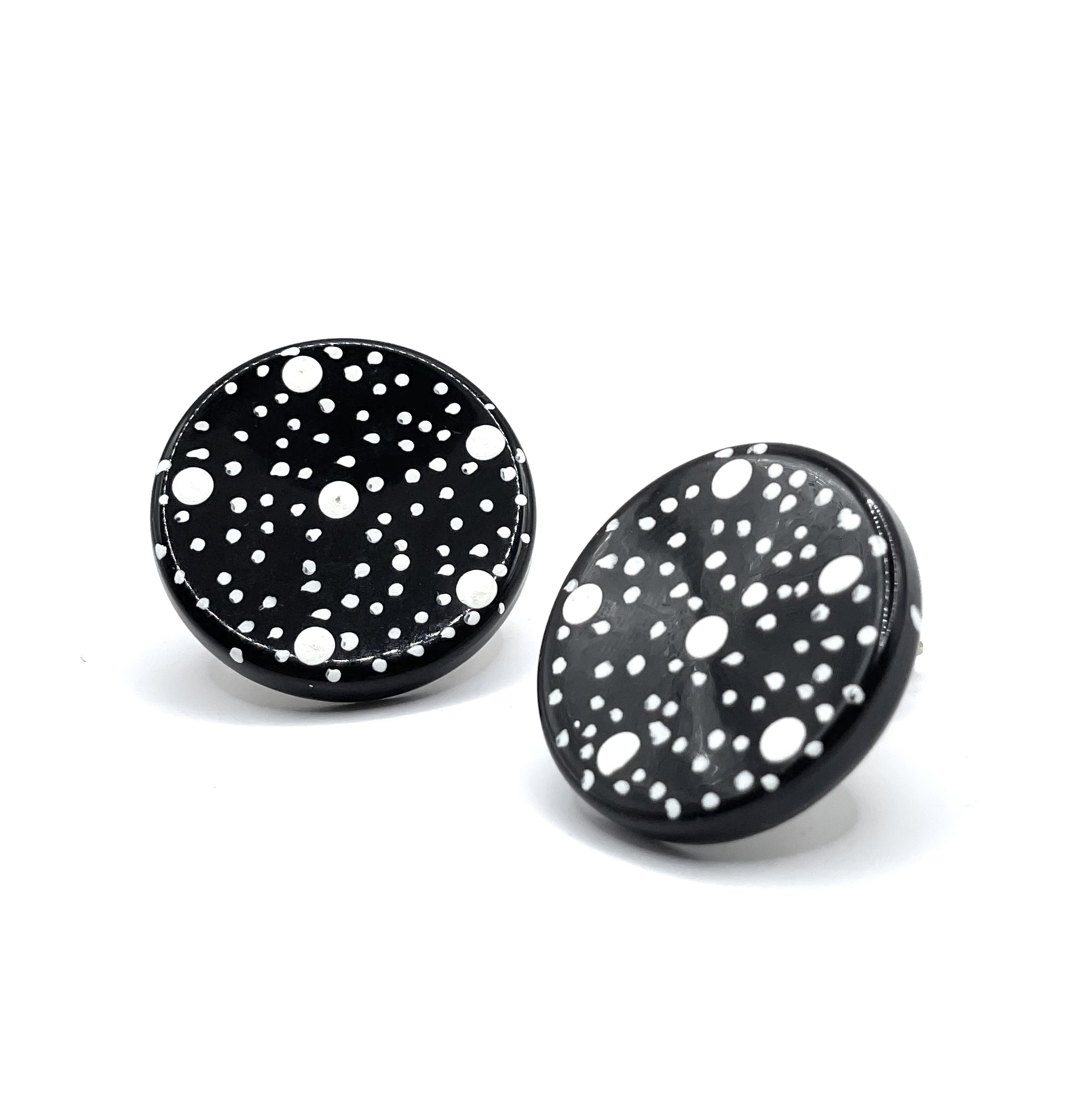 polka dot earrings