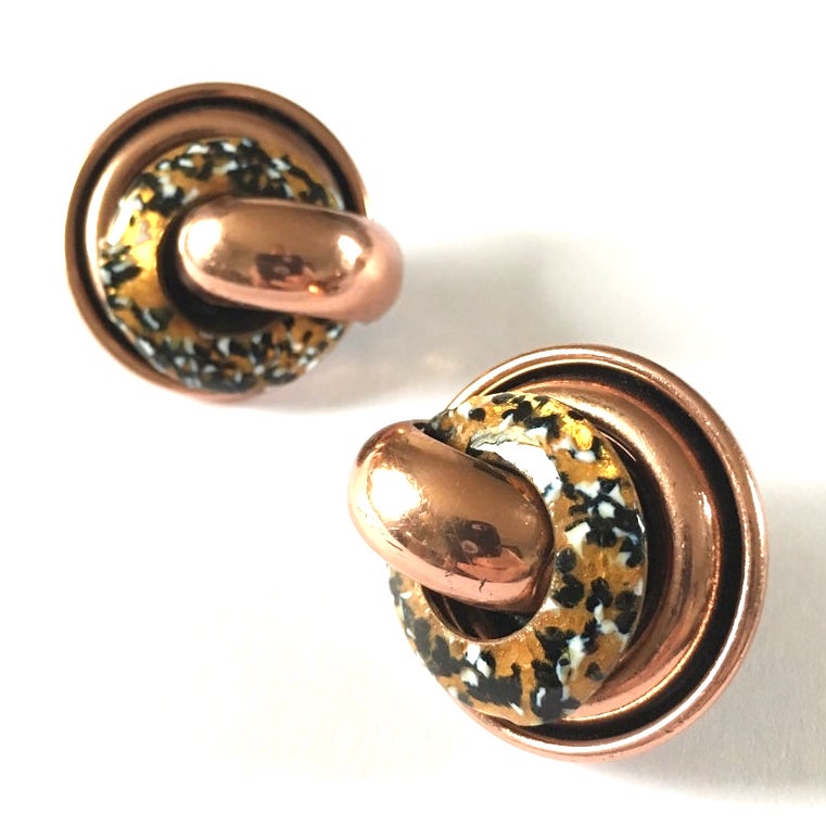 Matisse copper earrings