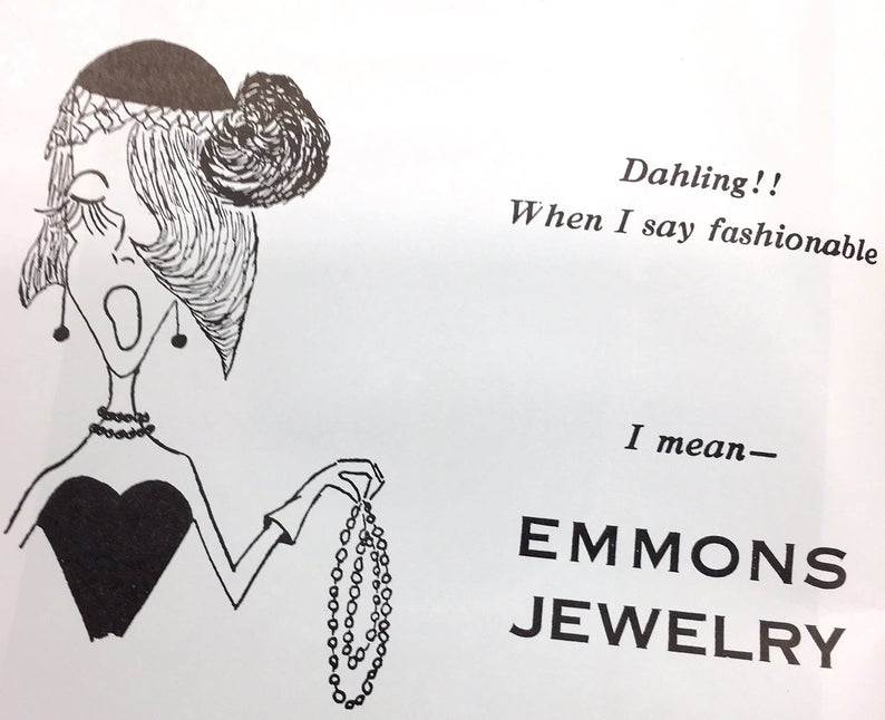 Emmons Jewelry ad