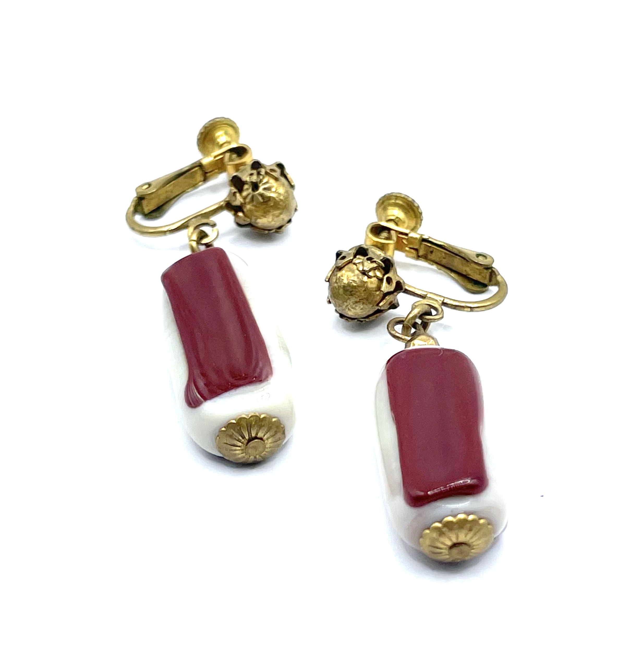 1950s Miriam Haskell earrings