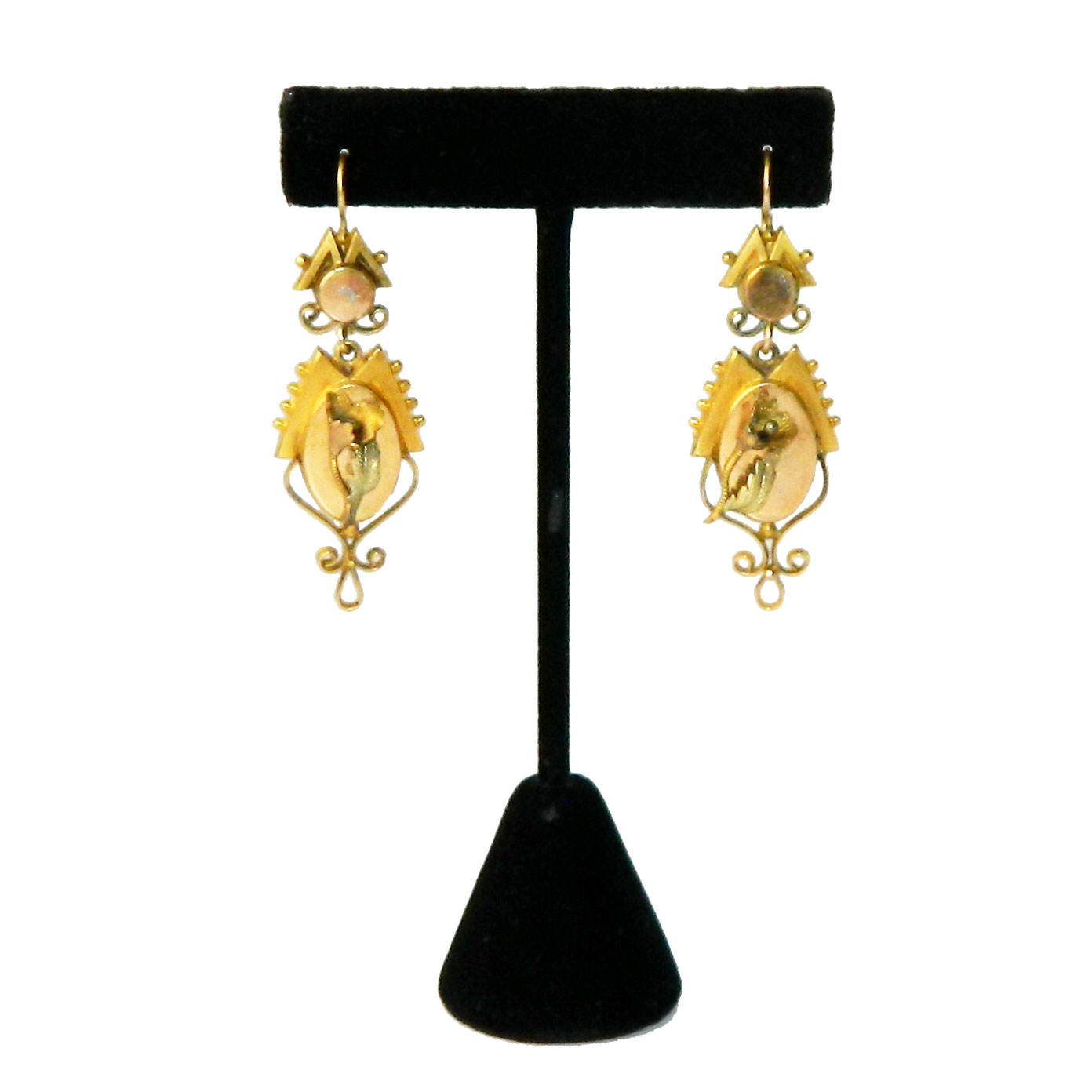 Antique drop earrings