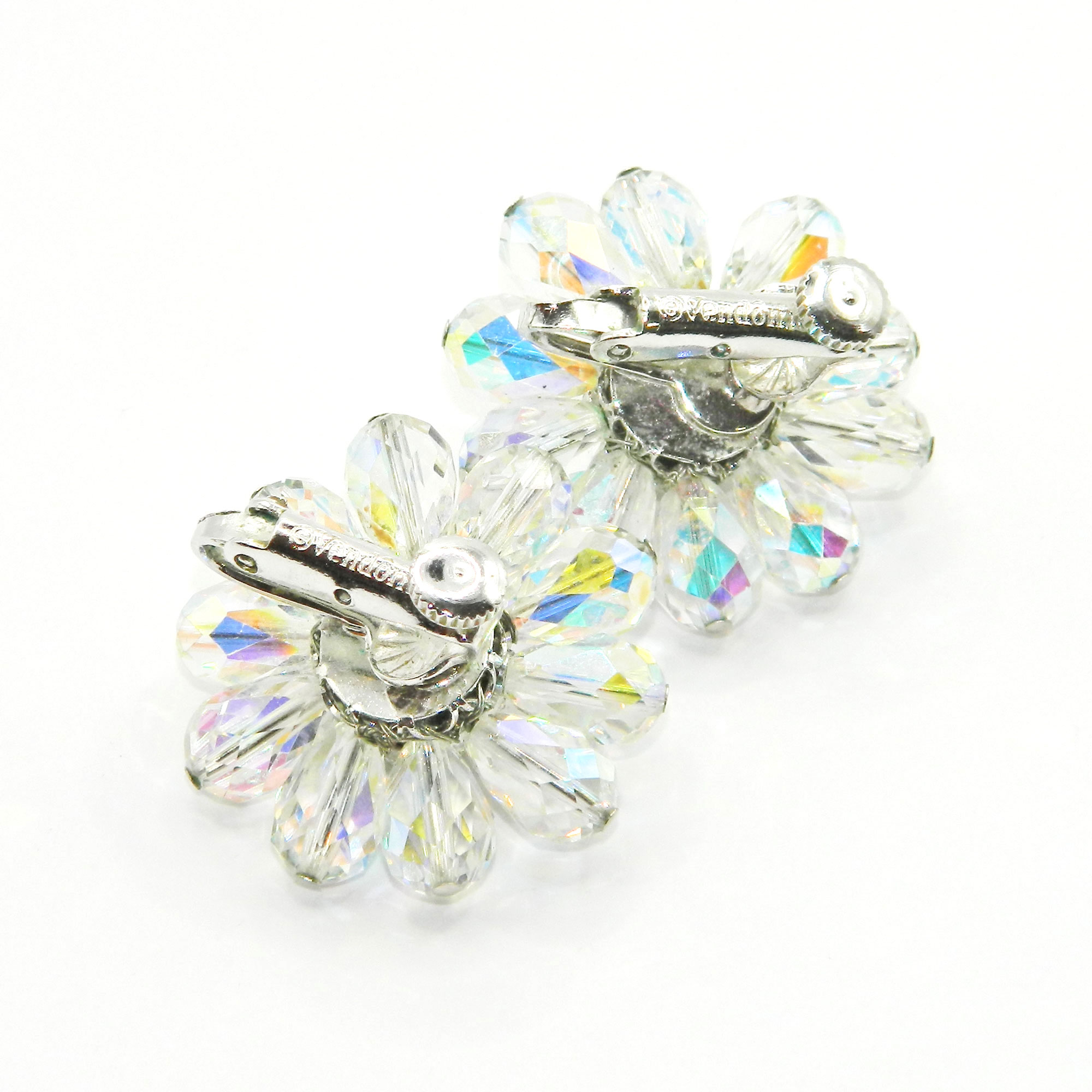 Vendome Aurora Borealis crystal earrings