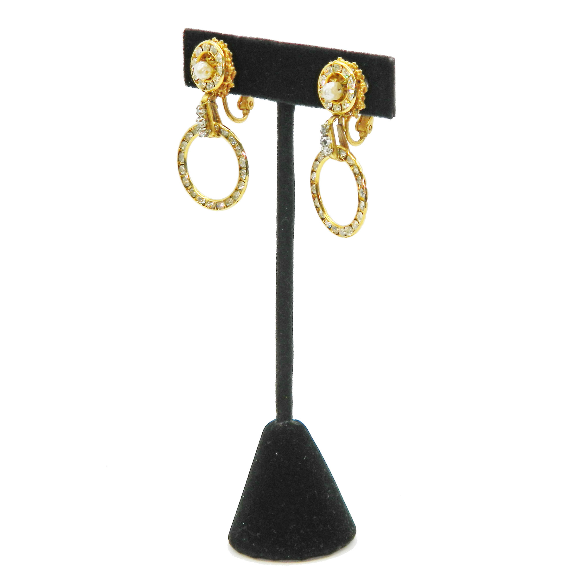 1960s Miriam Haskell earrings