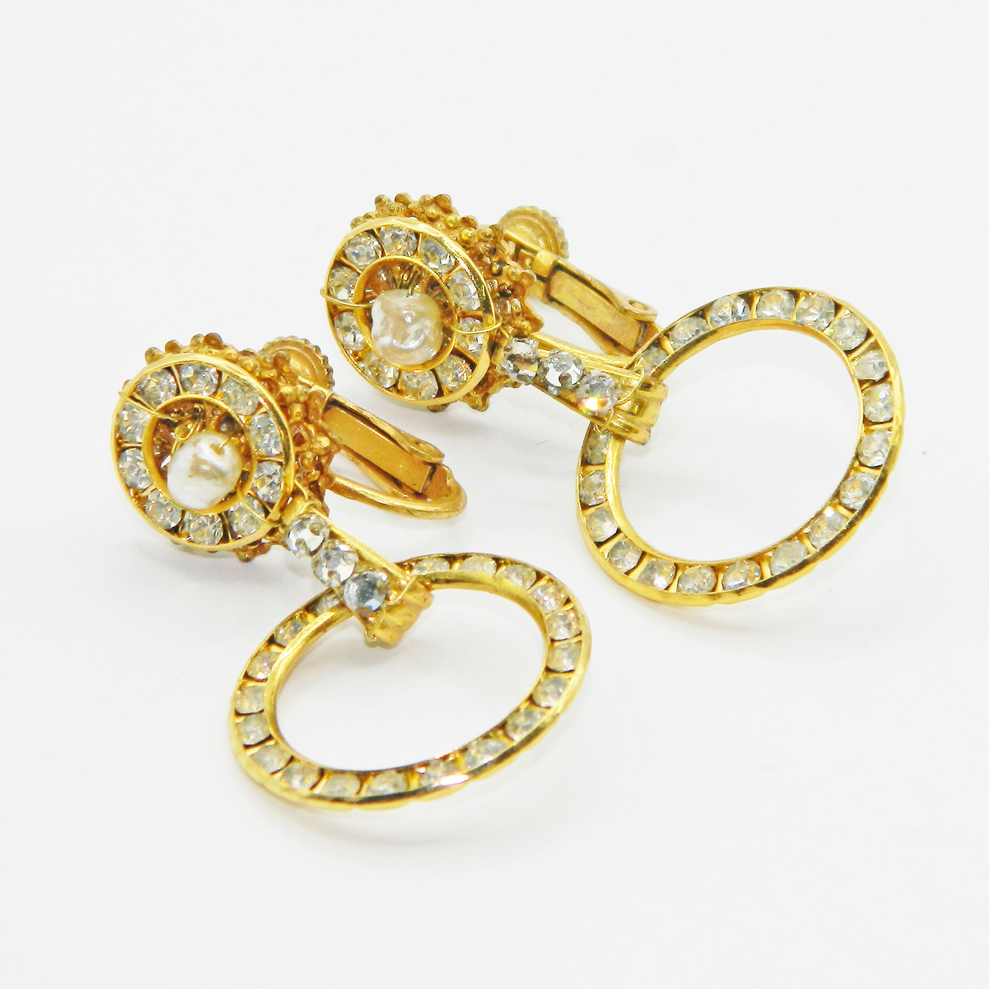 1970s Miriam Haskell earrings
