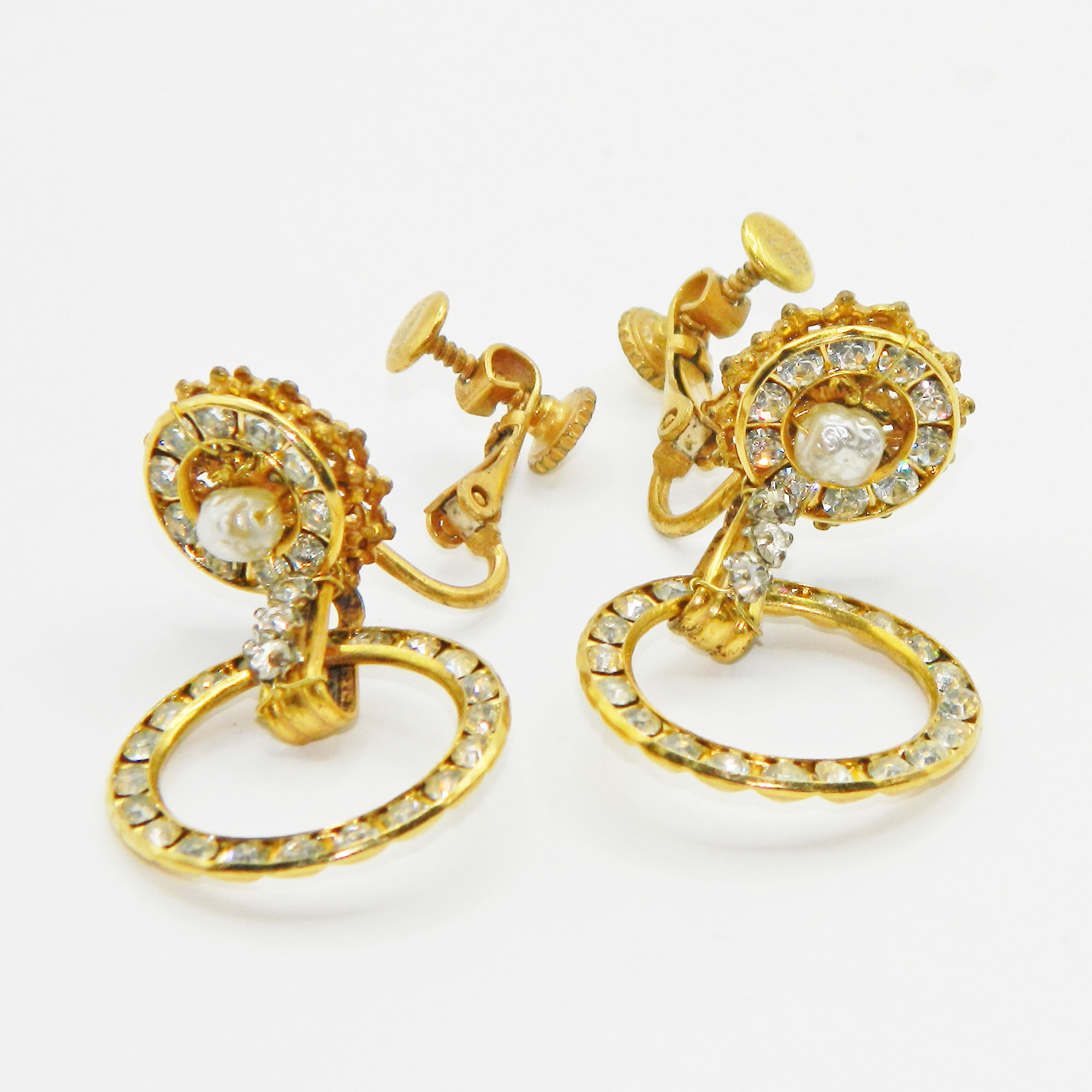 1970s Miriam Haskell earrings