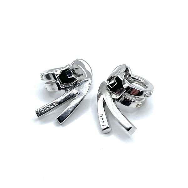 Boucher rhinestone earrings