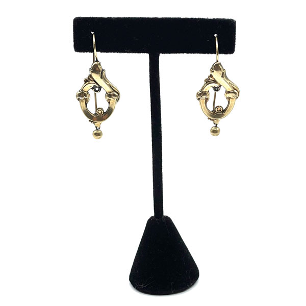 Art Nouveau Victorian drop earrings