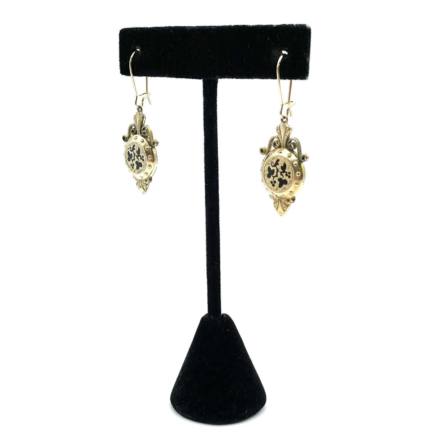 Antique gold filled earrings