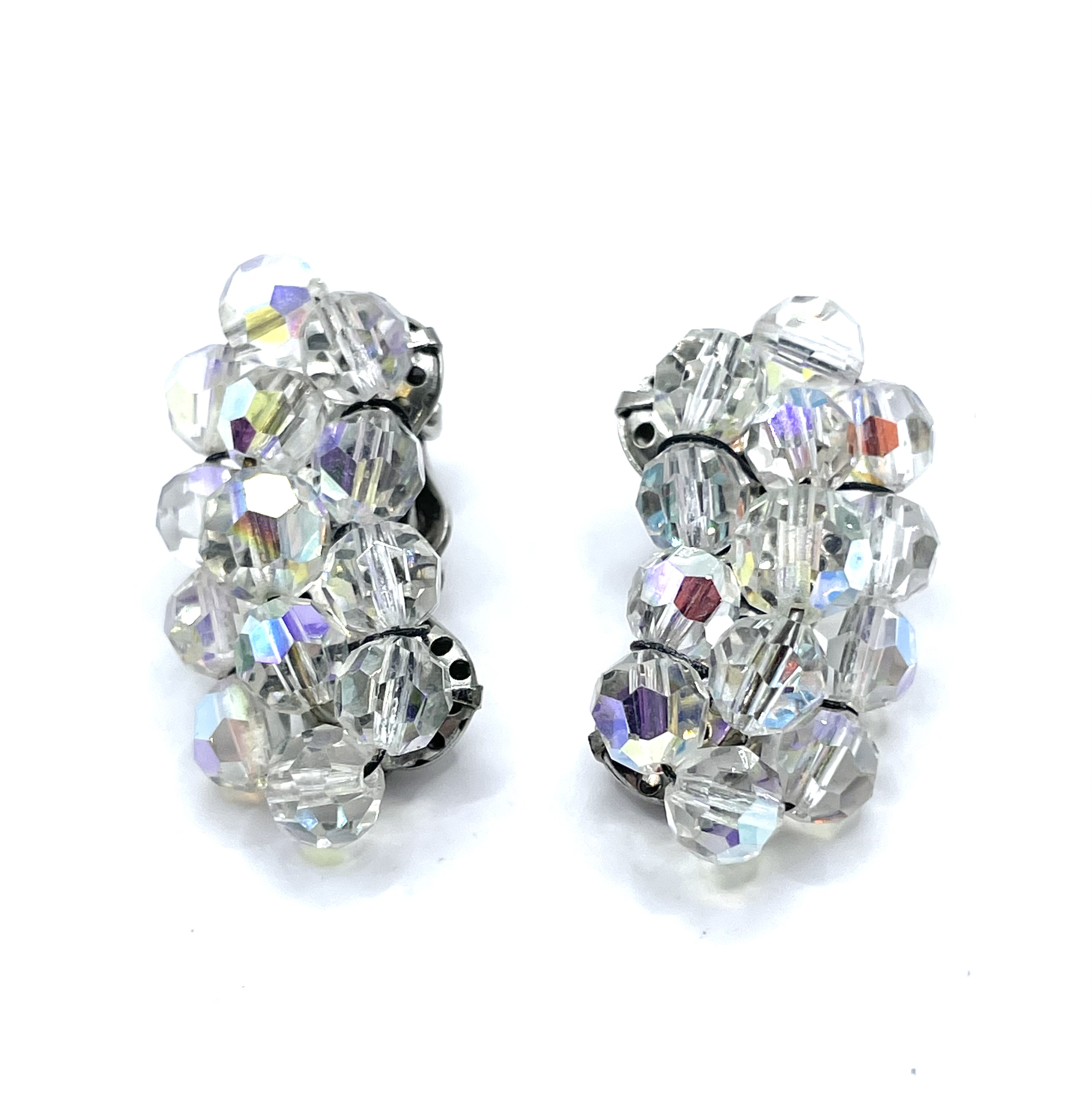 Aurora Borealis crystal earrings