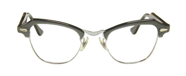 vintage women's greenish grey combination frames