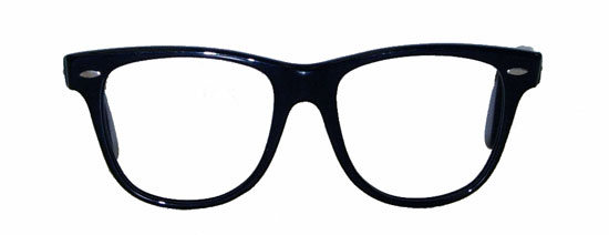 vintage mens black eyeglass frames
