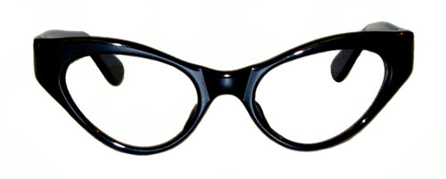 Black cateye eyeglasses