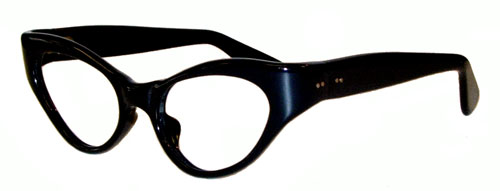 Black cateye eyeglasses