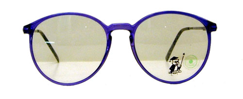 vintage 1980's preppy purple eyeglass frames