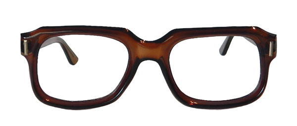 vintage amber eyeglass frames