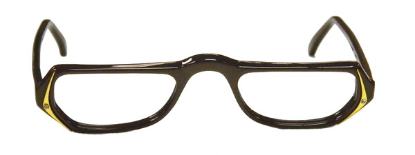 Gold tone 1980s wire frame eyeglasses