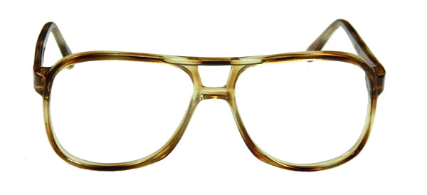 Men's 1970's aviator style eyeglass frames