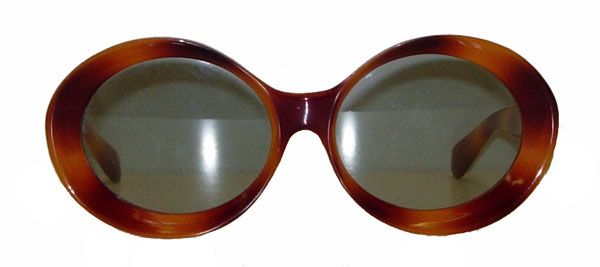 1960's orange mod sunglasses