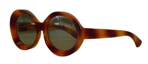 1960's orange mod sunglasses