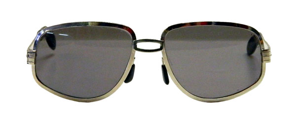 vintage 1970's mens silver sunglasses