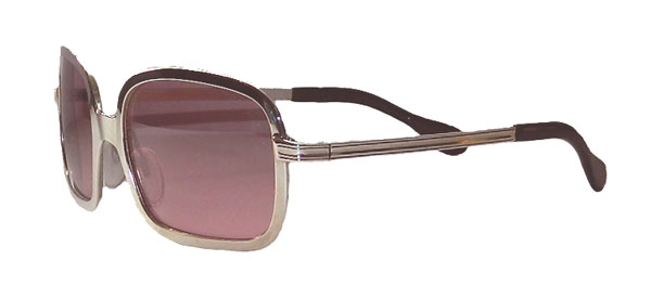 Vintage 1970's mens silver sunglasses