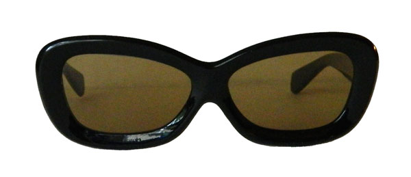 Black 1960's mod sunglasses