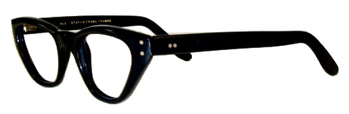 1960's black cateye frames