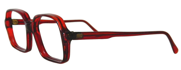 vintage red eyeglass frames