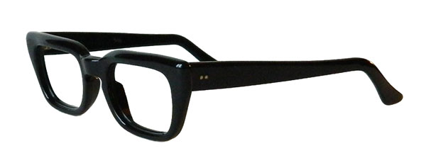 Men's black eyeglass frames