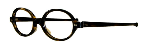 Vintage 1960's tortoise shell oval eyeglass frames