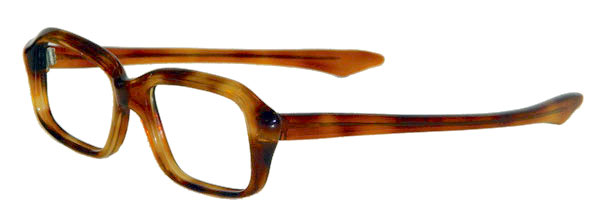 vintage amber color eyeglass frames