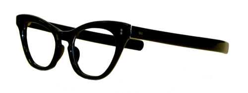 Vintage black cat eye eyeglass frames