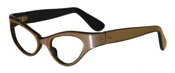 womens vintage green cateye eyeglass frames