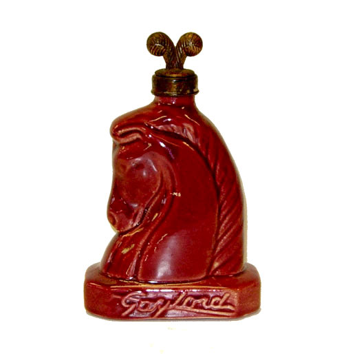 1940's ceramic horse head Gaylord men's colgne bottle