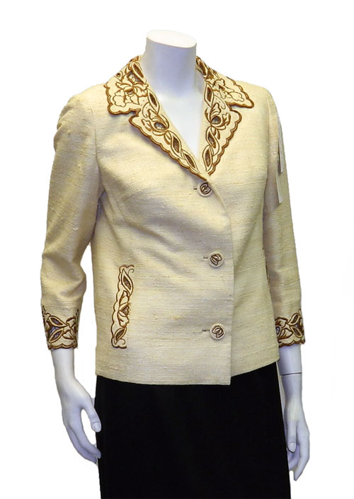 1960's raw silk jacket