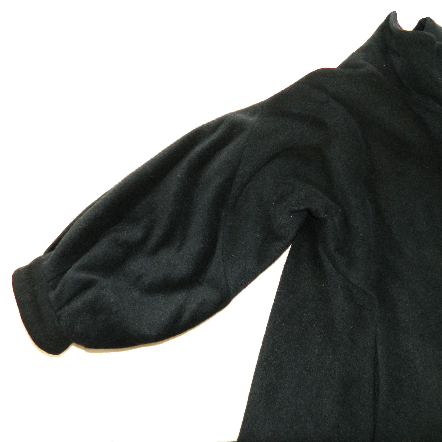 1950's black mohair coat