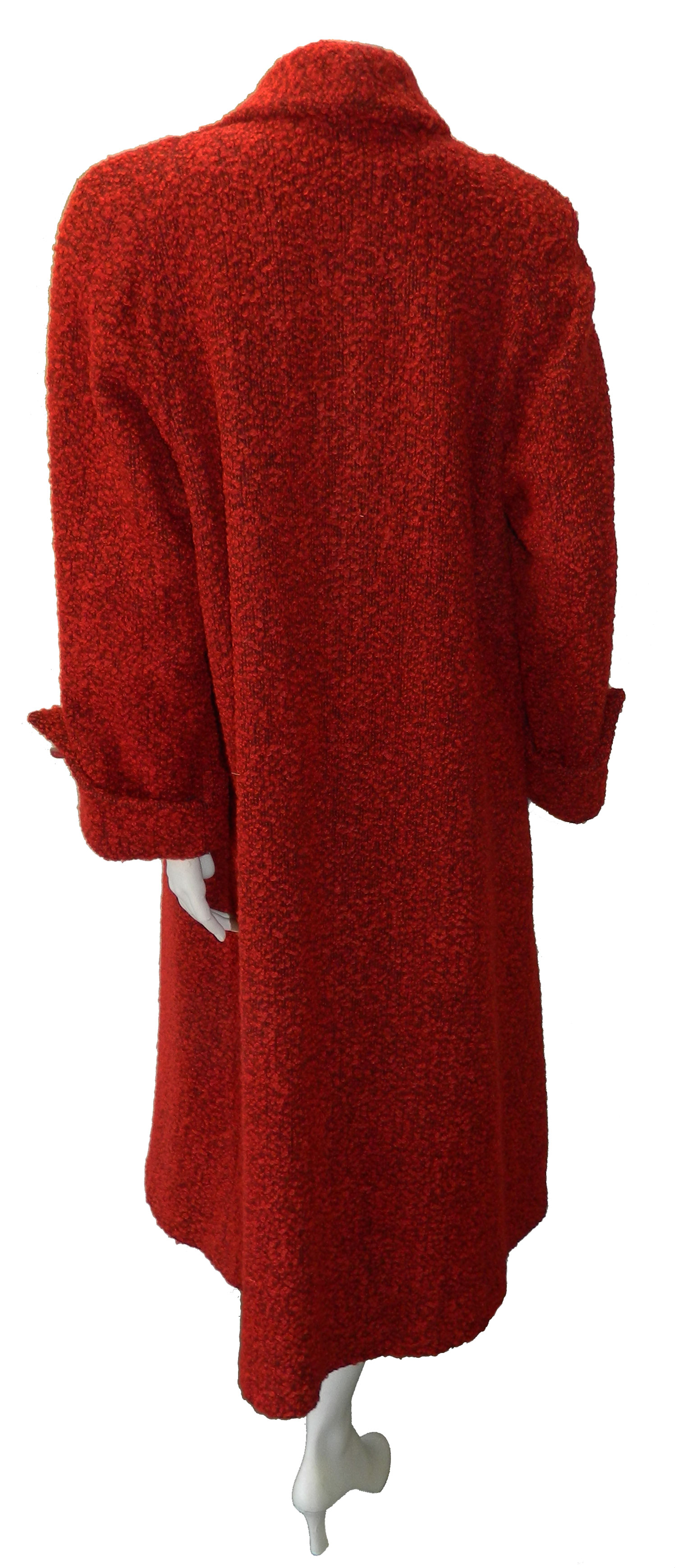 1950's red tweed coat