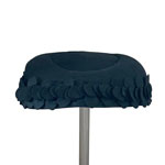 1950s black felt hat