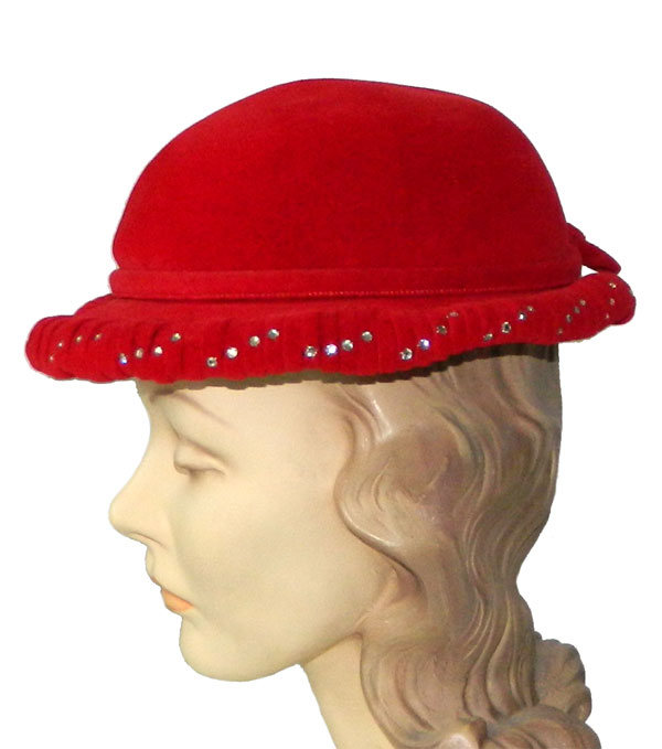 1950s red hat