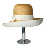 1960s Adolfo staw hat