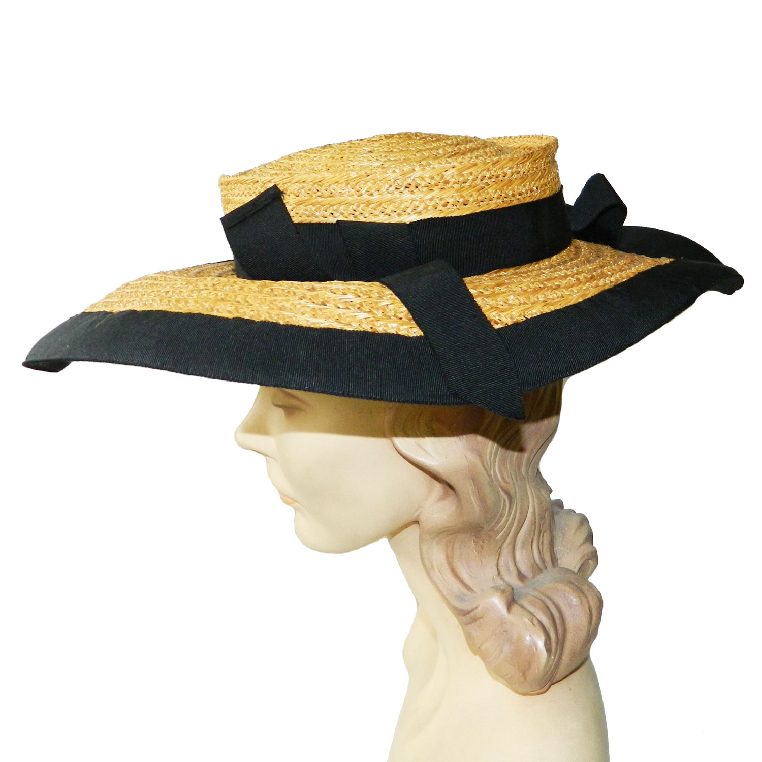 1950s staw hat