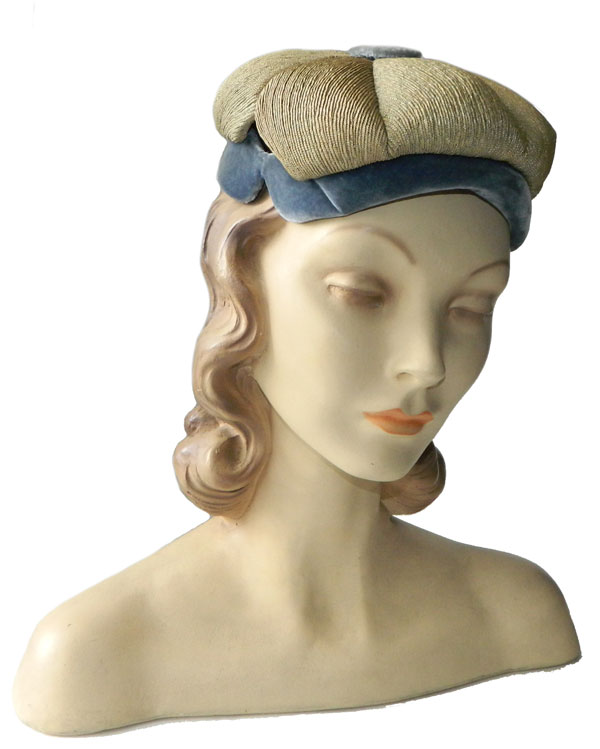 1950's Janette Colombier French hat
