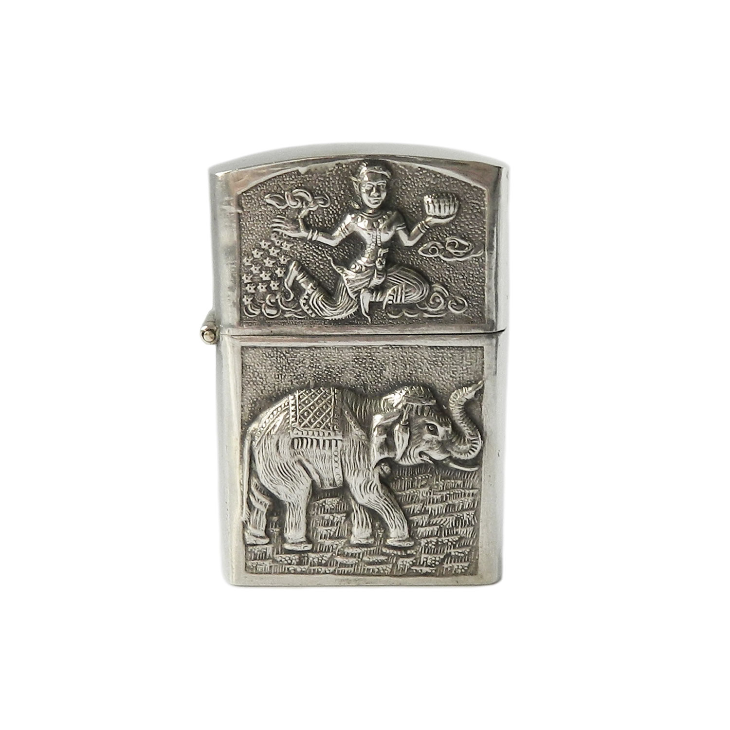Vintage Siam Silver Lighter
