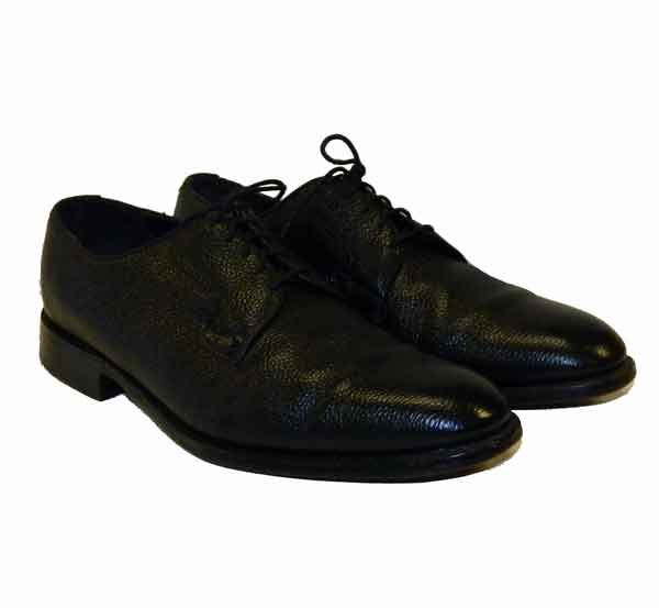Vintage textured leather dress shoes