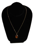 Amber pendant necklace