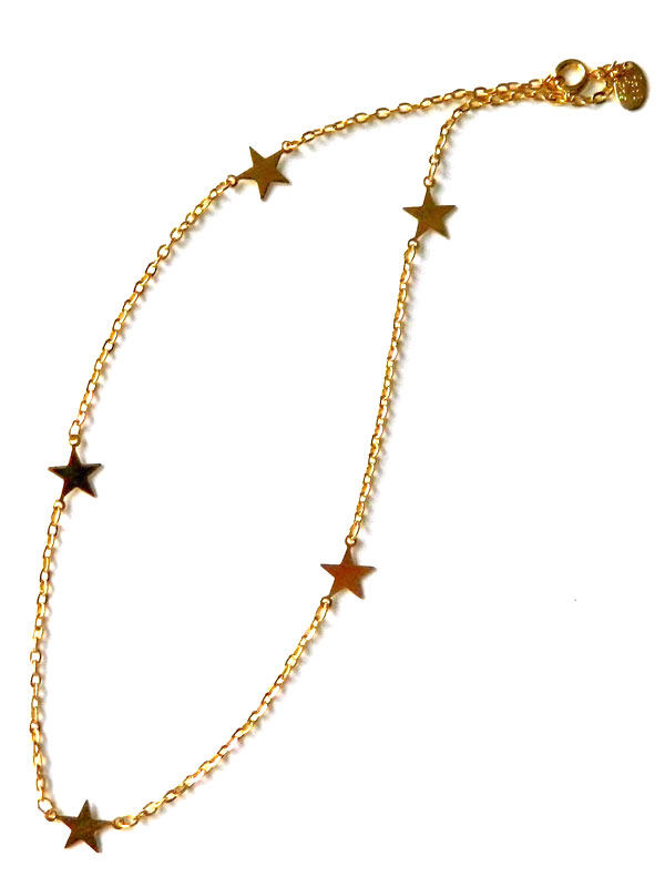 Park Lane gold star necklace